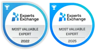 Experts Exchange — Expert le plus précieux (MVE), reconnu en 2022 et de nouveau en 2025