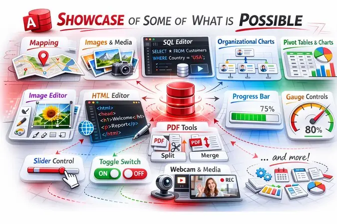 Solutions et fonctionnalités Microsoft Access